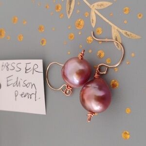 Genuine Edison Pearl Earrings